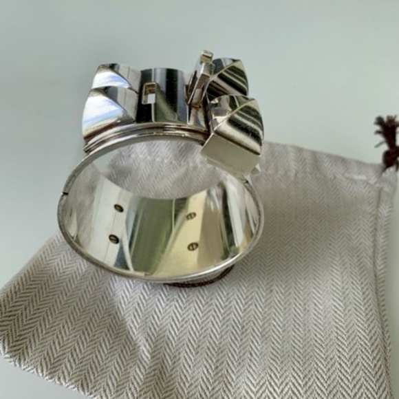 CDC HERMES SILVER 925 CUFF - Picture 4 of 6
